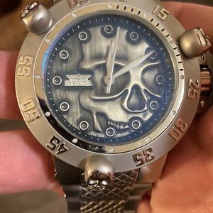 Rare Invicta Skull watch